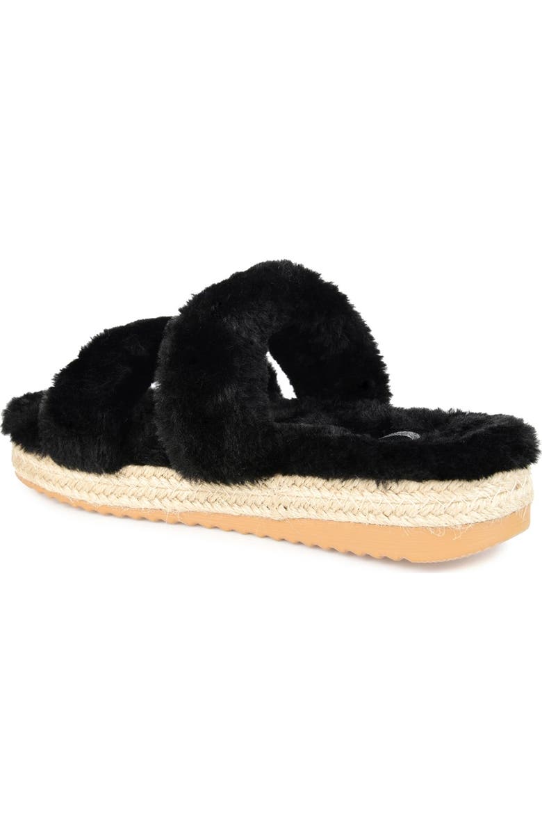 Journee Collection JOURNEE Relaxx Faux Fur Slipper, Alternate, color,