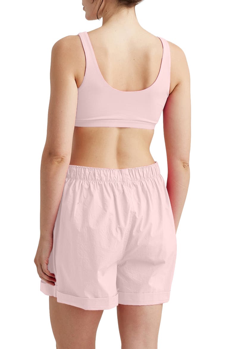 Boyfriend Cotton Boxer Shorts, Alternate, color, PAPINELLE PINK