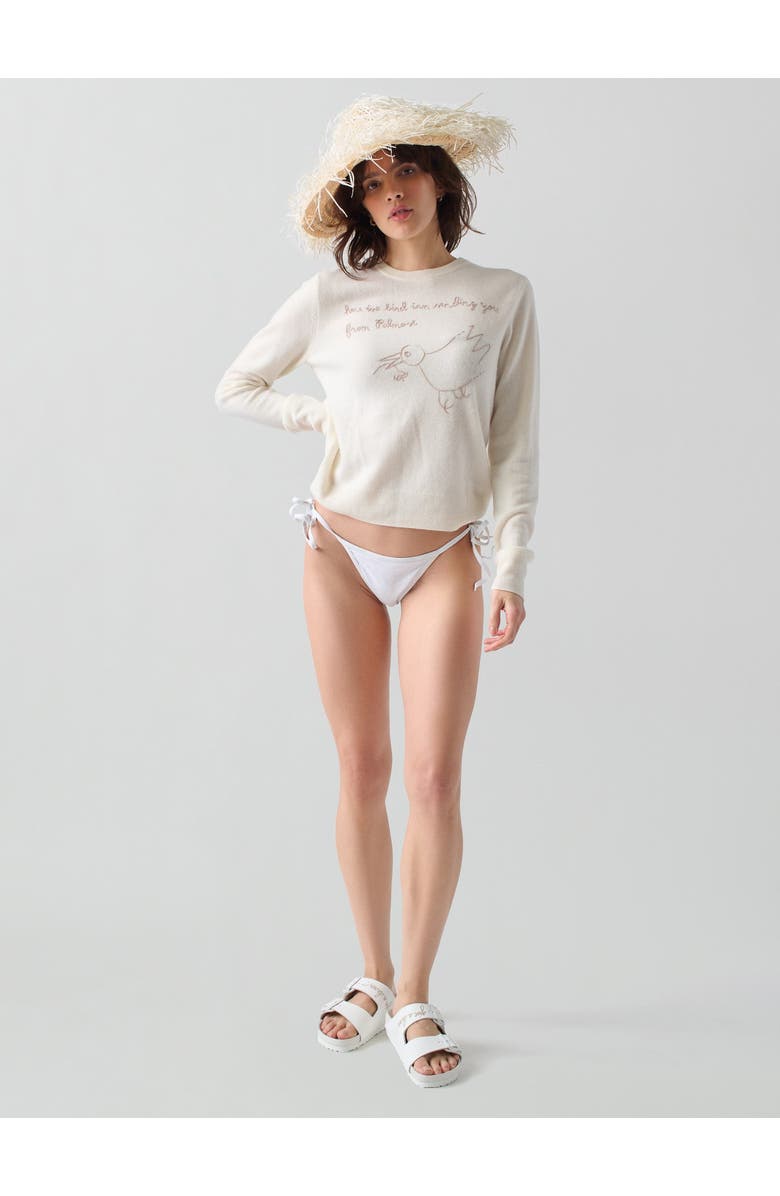 Lingua Franca Bird From Patmos Crewneck, Alternate, color, 