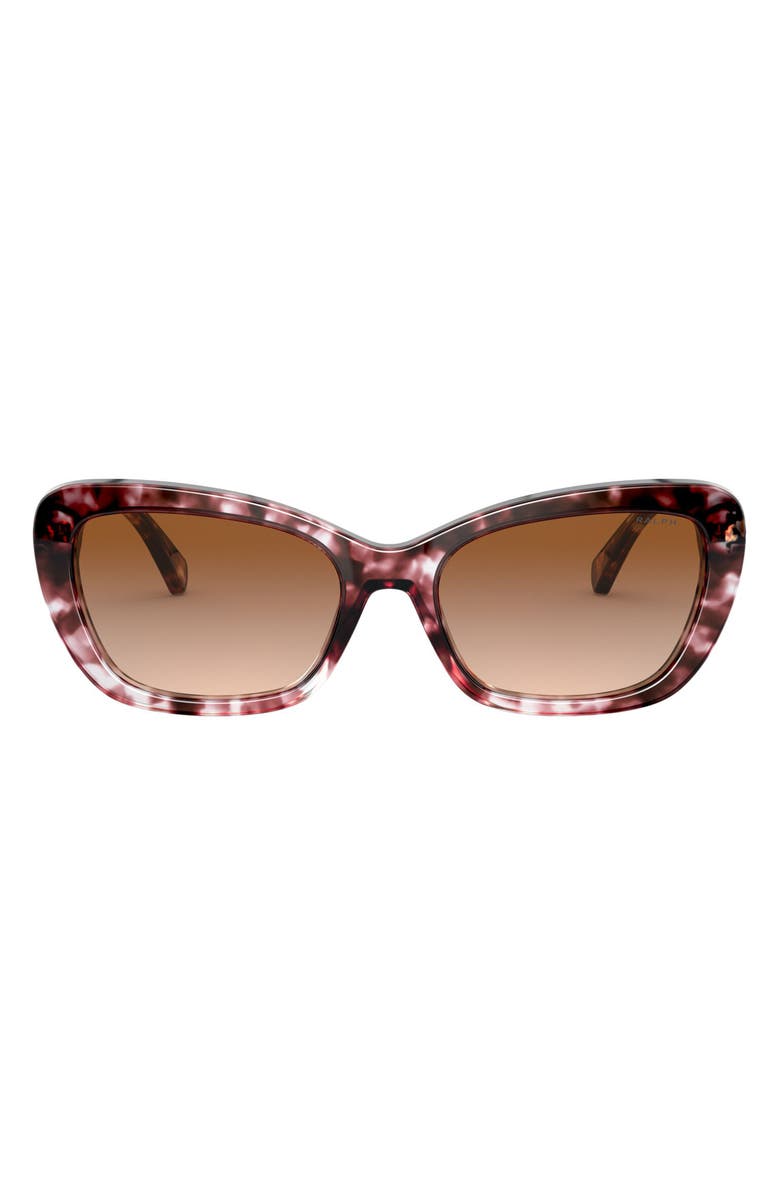RALPH by Ralph Lauren 55mm Gradient Cat Eye Sunglasses, Main, color,