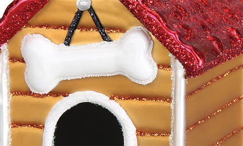 Old World Christmas Dog House Ornament In Multi