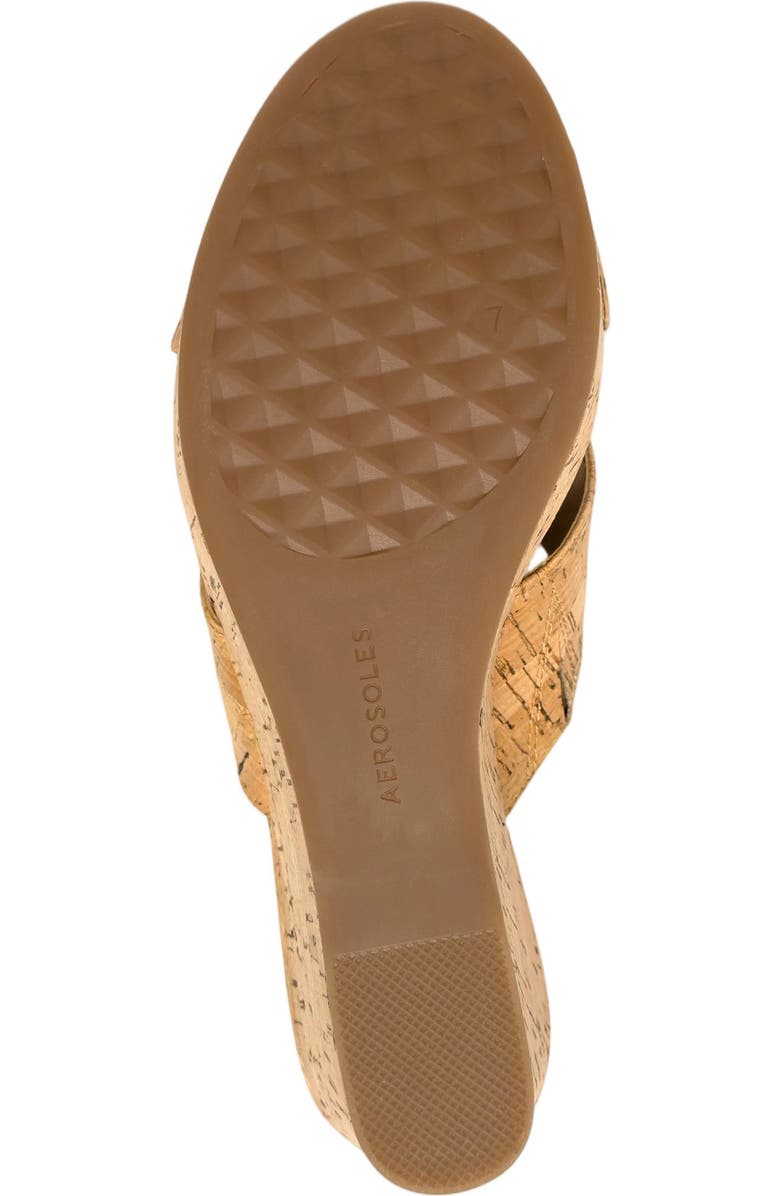 Aerosoles Cruis Platform Wedge Sandal, Alternate, color, Natural