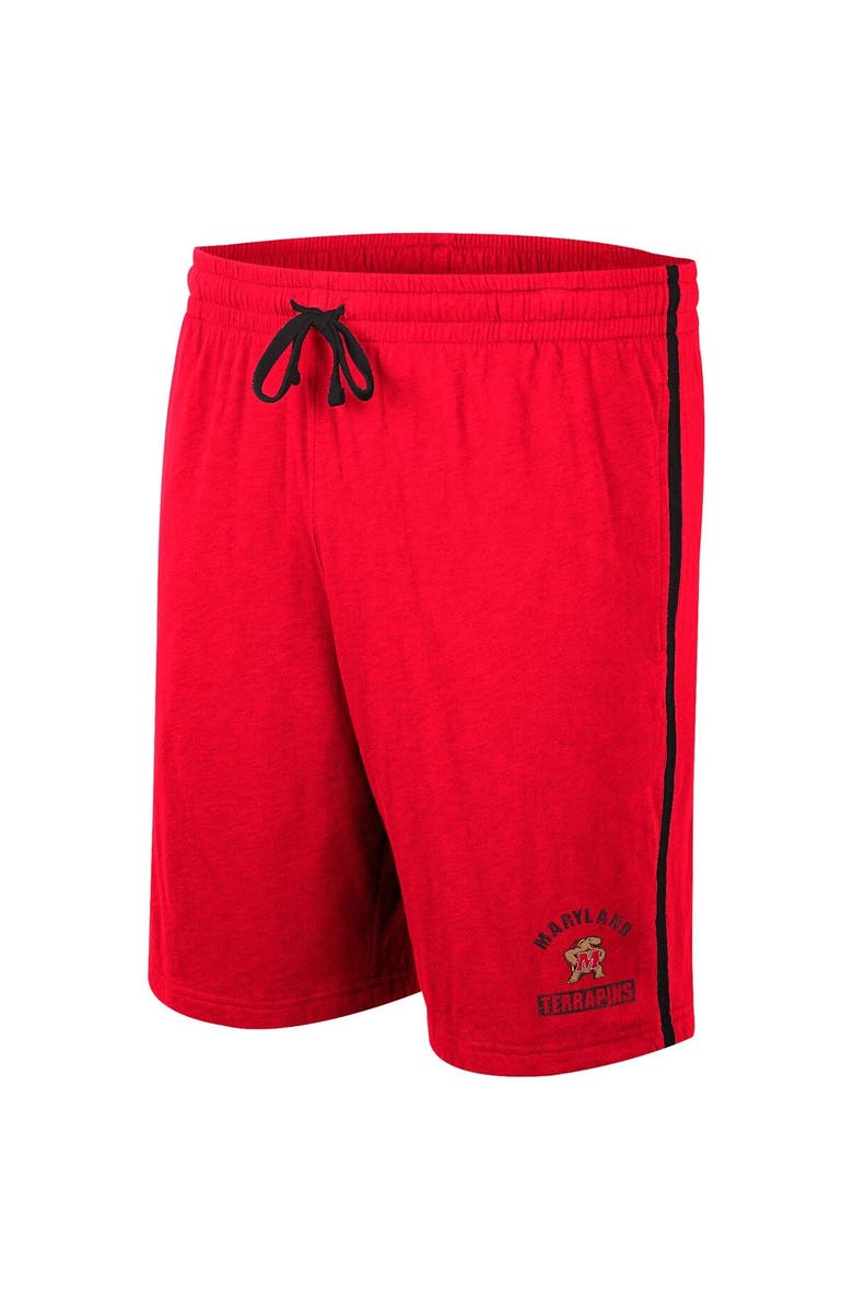 COLOSSEUM Men's Colosseum Red Maryland Terrapins Thunder Slub Shorts, Alternate, color, 