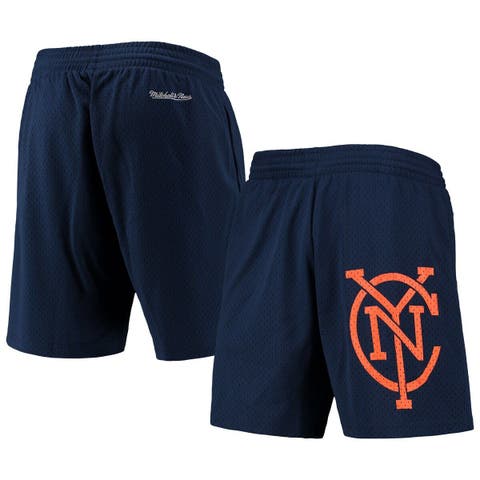 Men's Mitchell & Ness Navy New York City FC Monogram Shorts