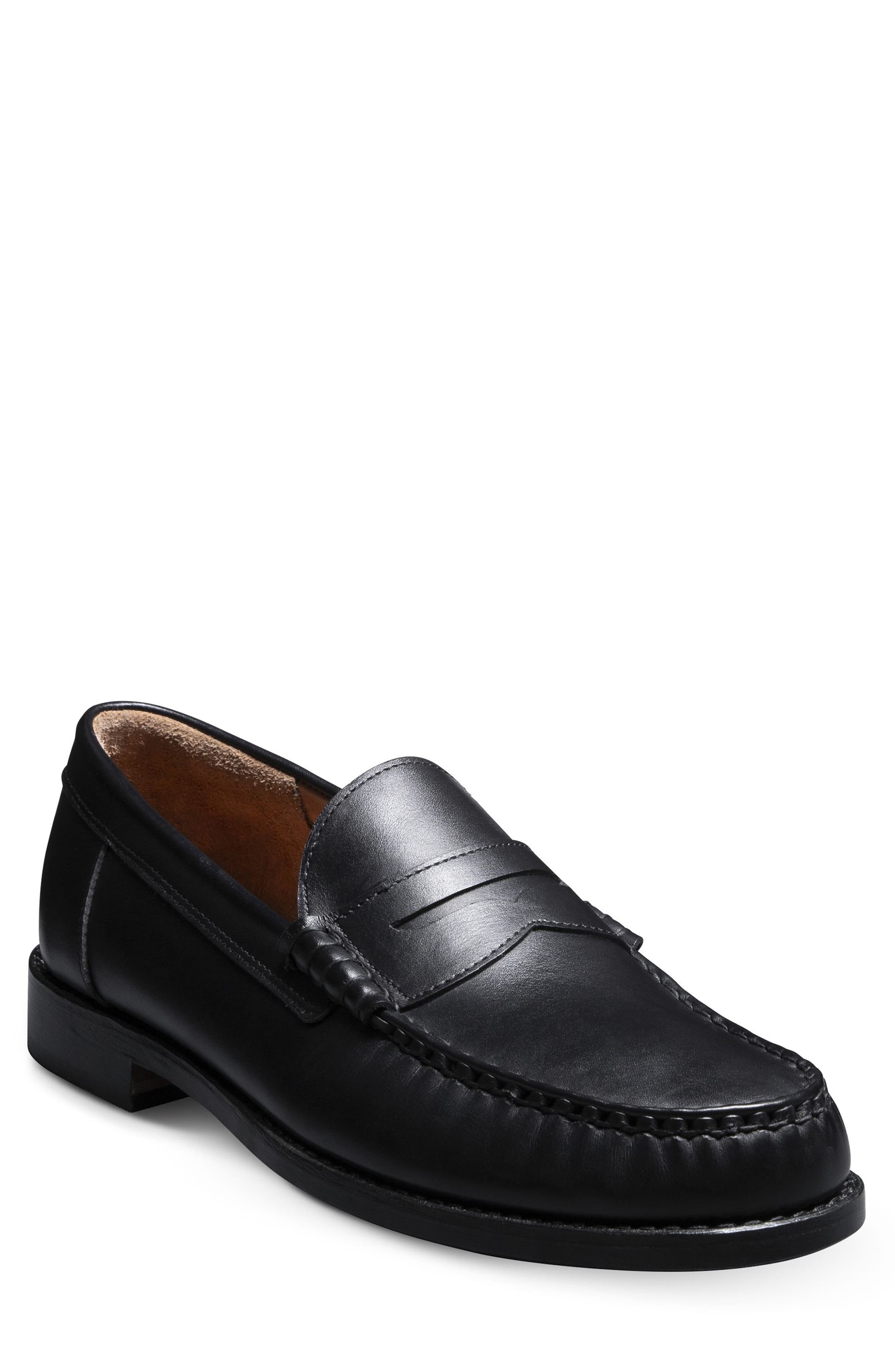 Allen Edmonds Newman Penny Loafer, Main, color, Black