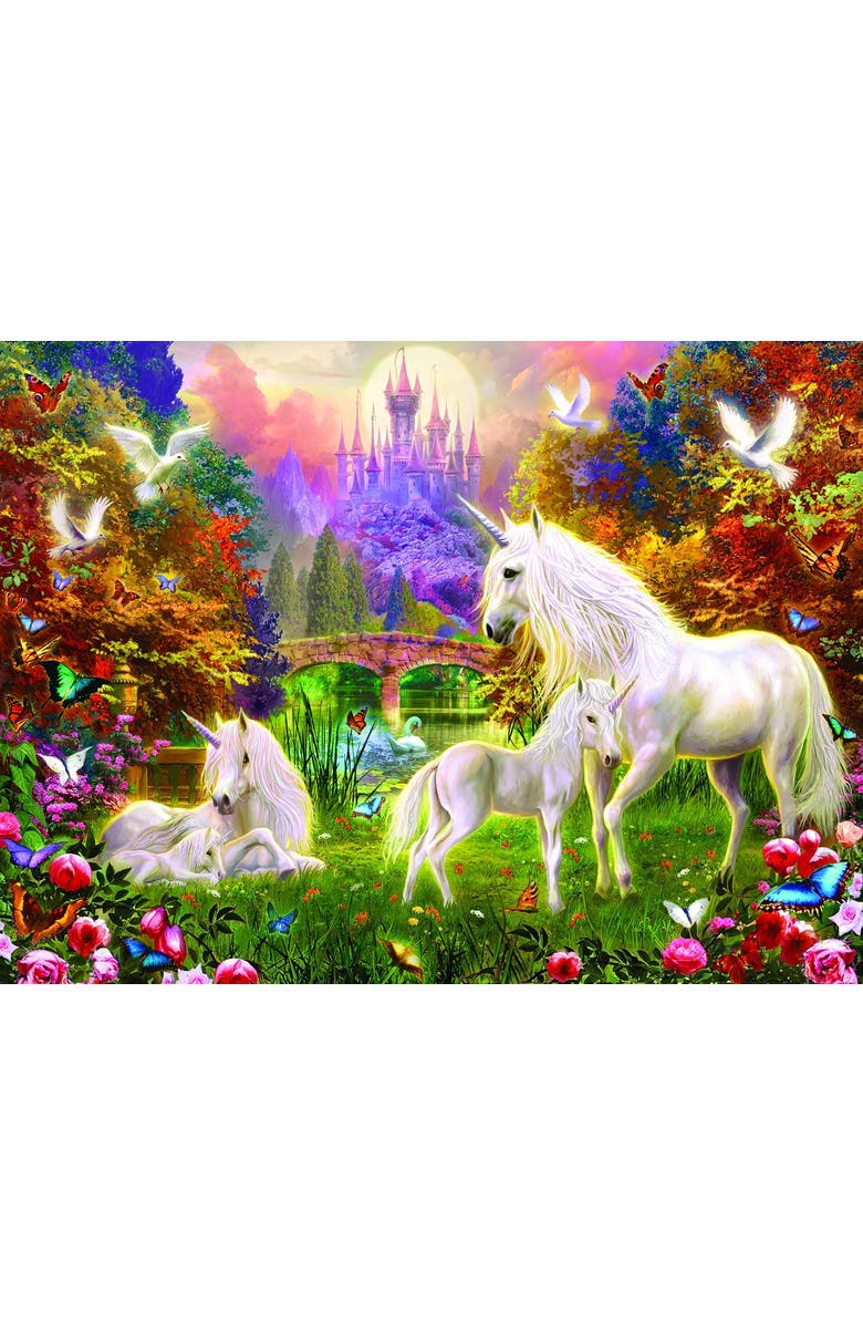 Sunsout Castle Unicorns 1000 piece Jigsaw Puzzle for Adults, Alternate, color, Multicolor