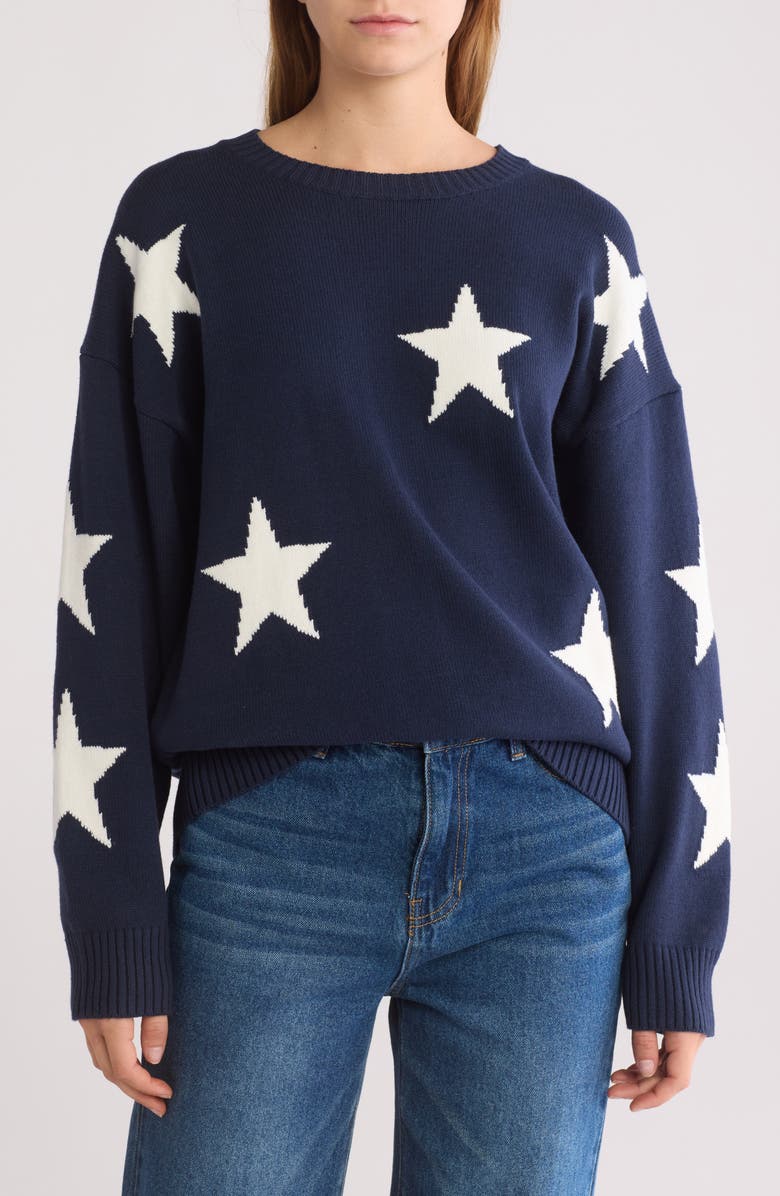 Abound Hearts Sweater, Main, color, 