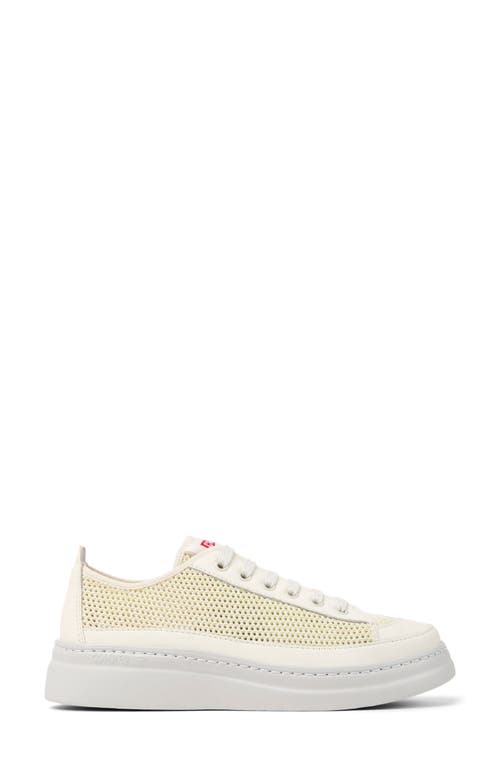 Camper Runner Up Platform Sneaker In White Natural