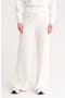 Sandwash Scuba Knit Wide Leg Pants