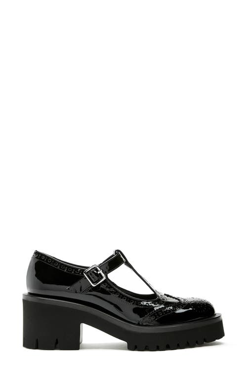 La Canadienne Tree Waterproof T-strap Shoe In Black