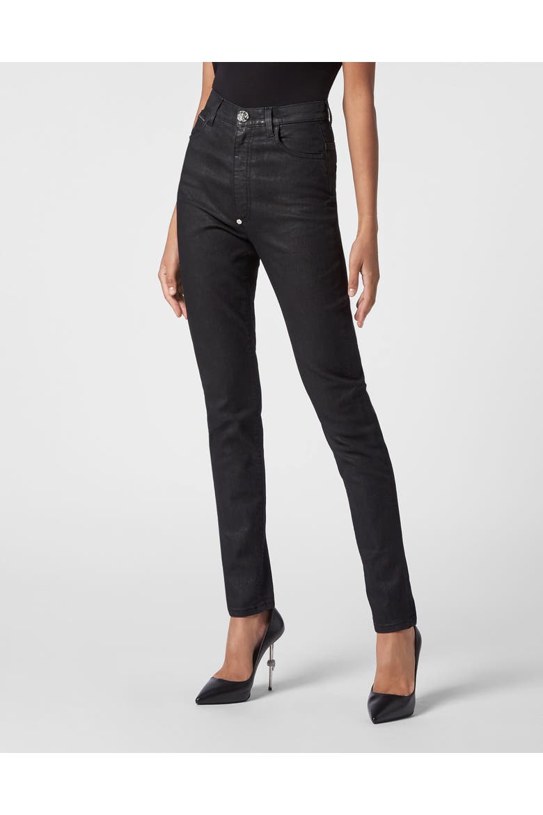 Super High Waist Jegging Women, Main, color, BlackPlated