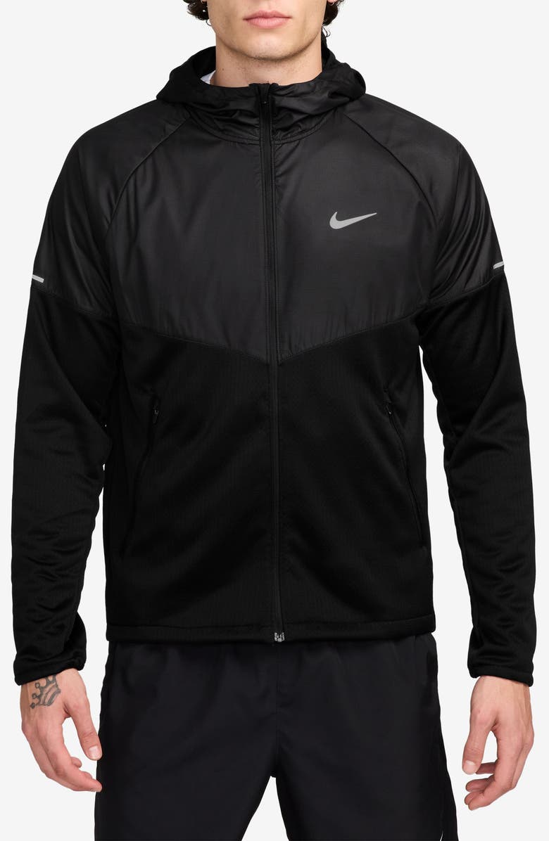 Nike Sphere Miler Therma-FIT Water Repellent Hooded Running Jacket, Main, color, 