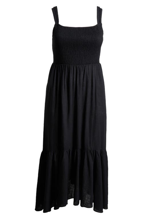 Chelsea28 Smocked Maxi Sundress In Black