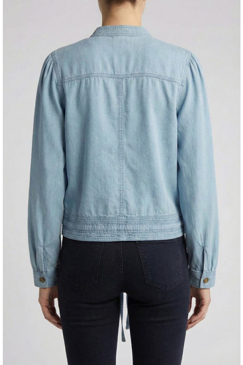 Cotton Chambray Utility Jacket, Alternate, color, LIGHT INDIGO