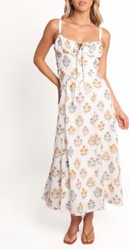Petal & Pup Lorelei Floral Embroidered Maxi Sundress