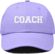 Dalix Coach Embroidered Sports Dad Cap