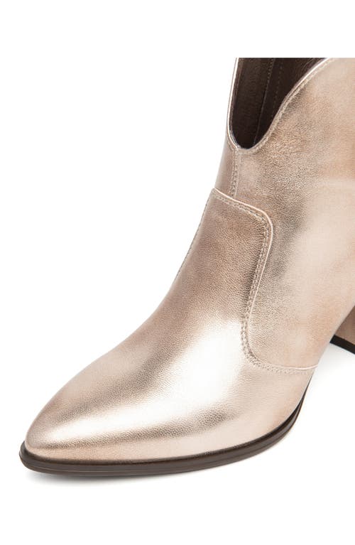 Nerogiardini V-cut Bootie In Gold