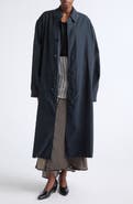 Maison Margiela Peached Twill Trench Coat