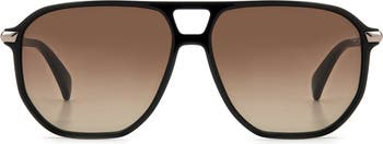 rag & bone 58mm Rectangular Sunglasses | Nordstrom display picture 1