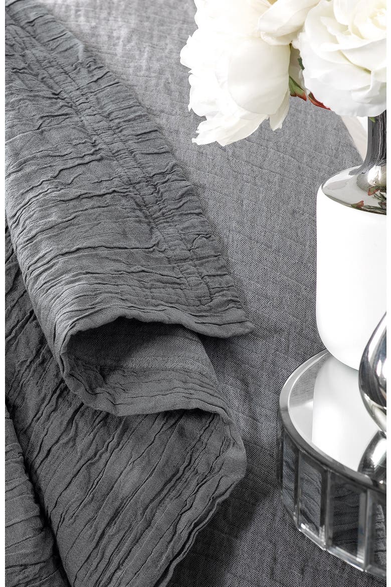 Simon Bedcover, Alternate, color, Dark Grey