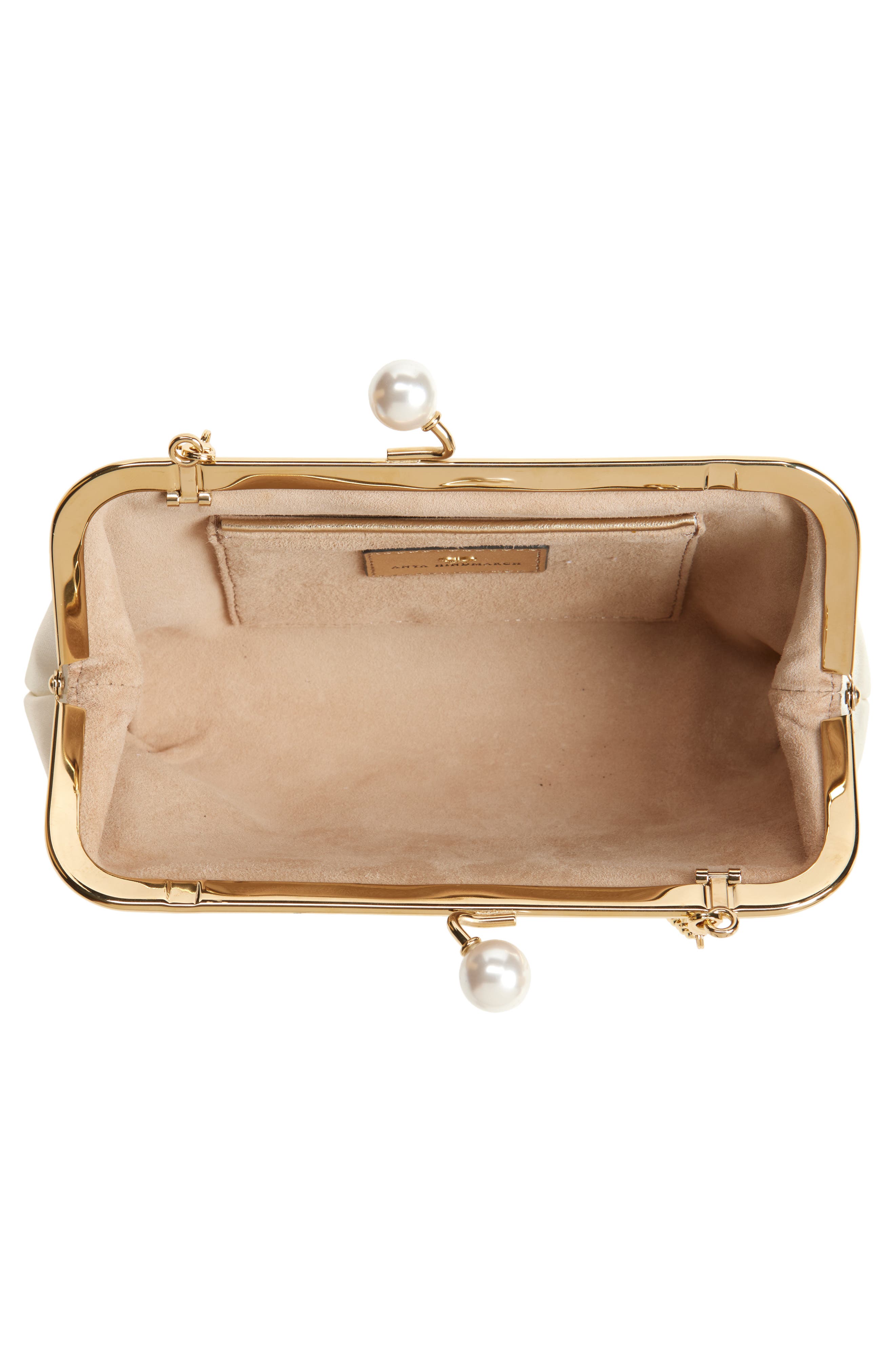 Anya Hindmarch Maud Satin Clutch, Alternate, color, 