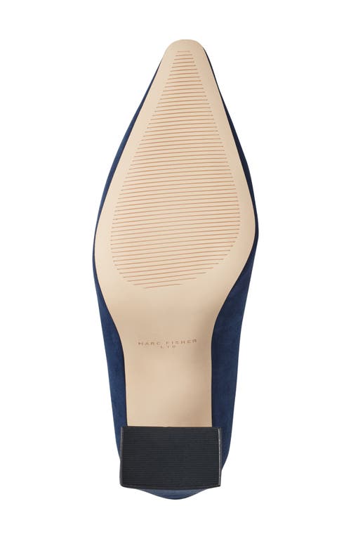 Marc Fisher Ltd Minny Pointed Toe Pump In Blue