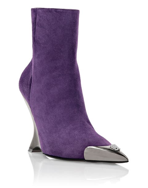 Suede Boots Wedge Women