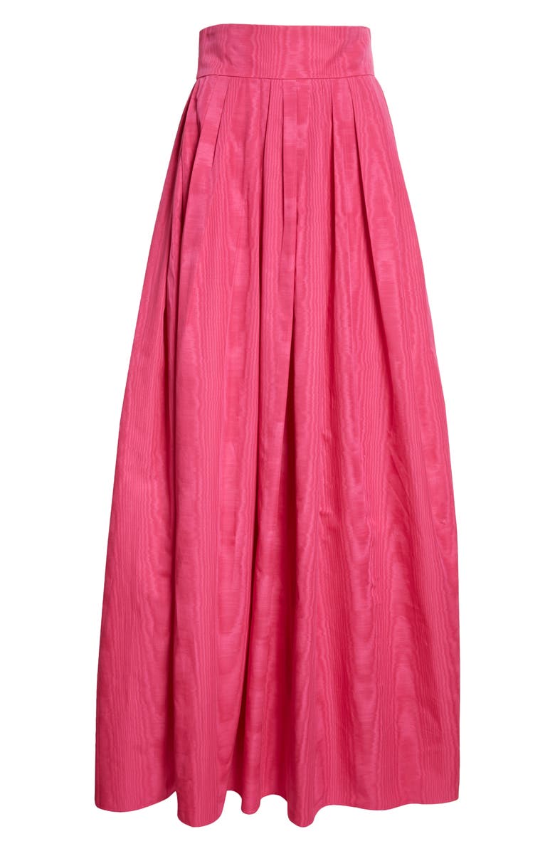 Carolina Herrera Moiré Taffeta Ball Skirt, Alternate, color,