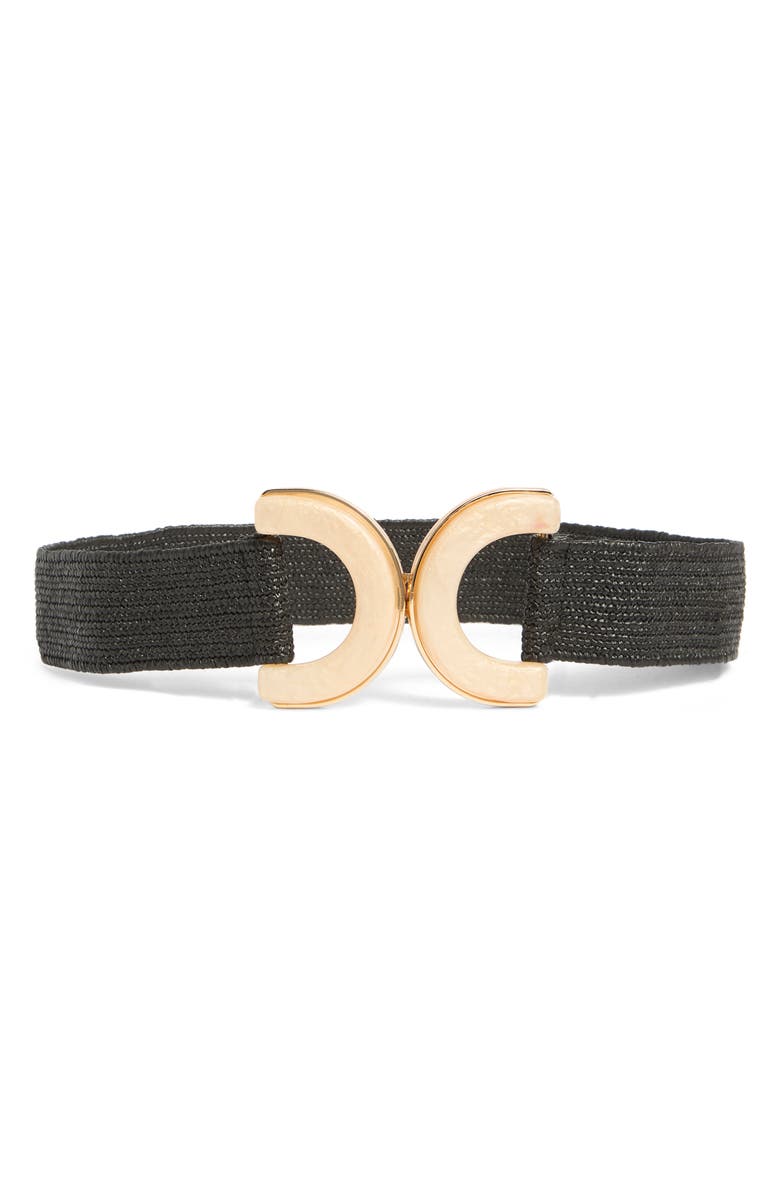AREA STARS Liz Stretch Belt, Main, color, Black