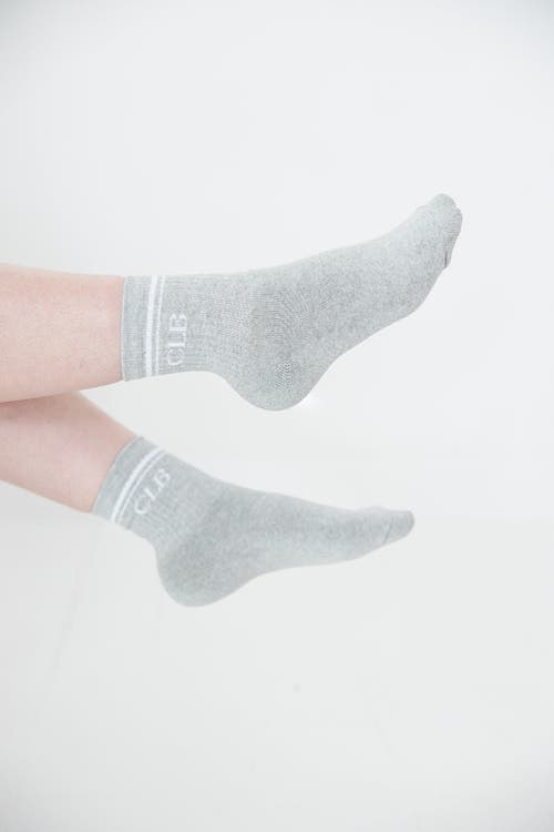 Charlie Lou Baby ® Half Crew Socks In Gray