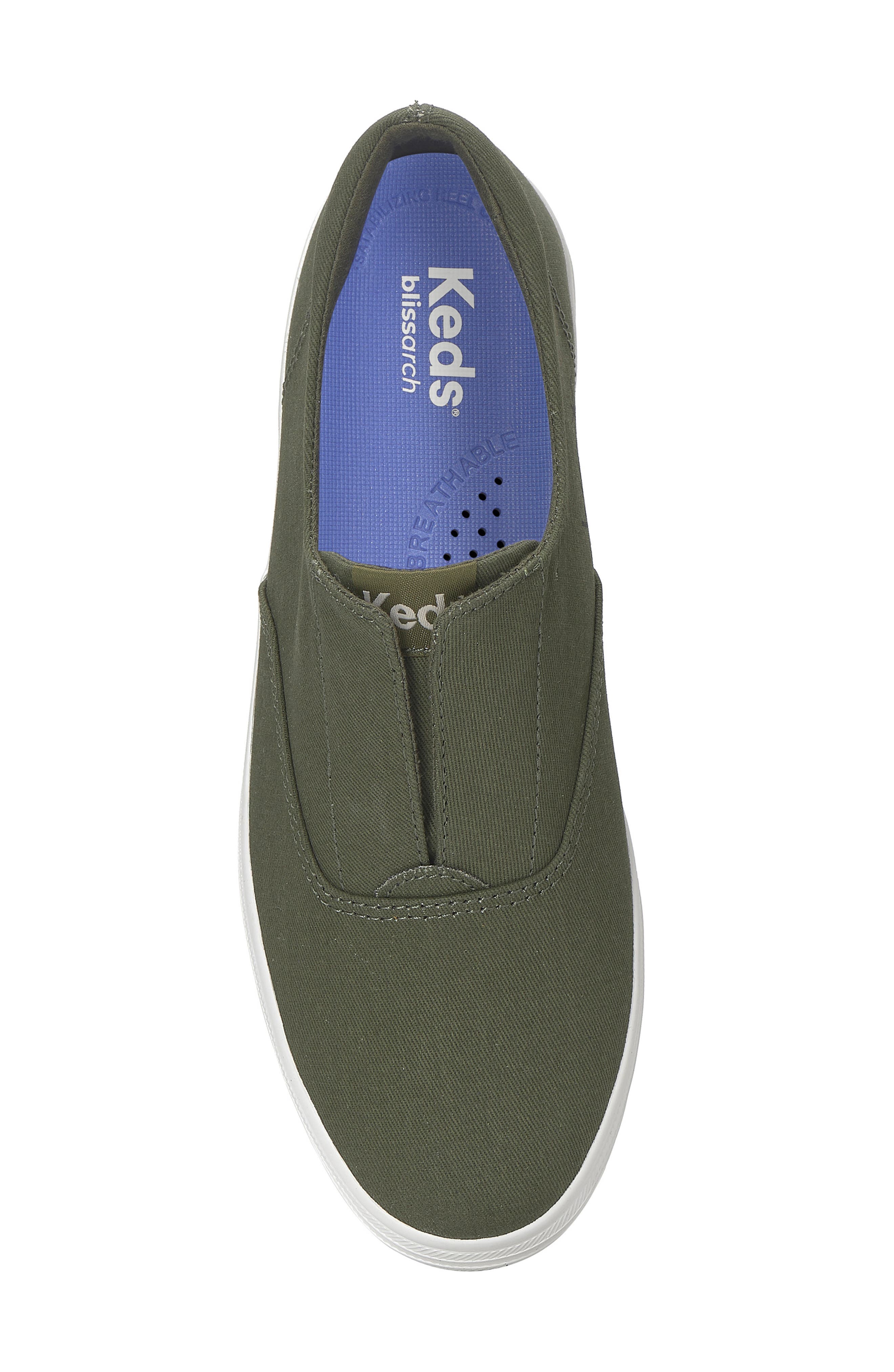 Keds<sup>®</sup> Champion Slip-On Sneaker, Alternate, color, Olive Night