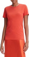 Vince Essential Crewneck Pima Cotton T-Shirt