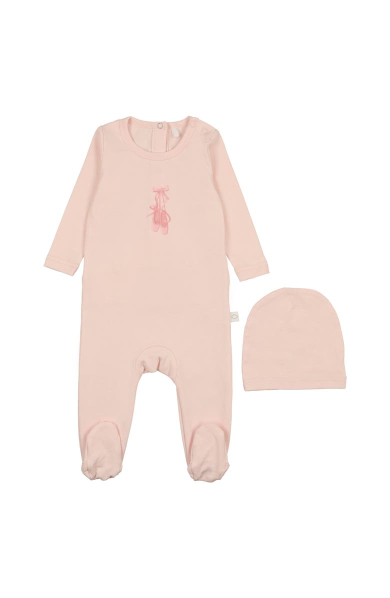 Pouf Ballet Slippers Footie, Main, color, 