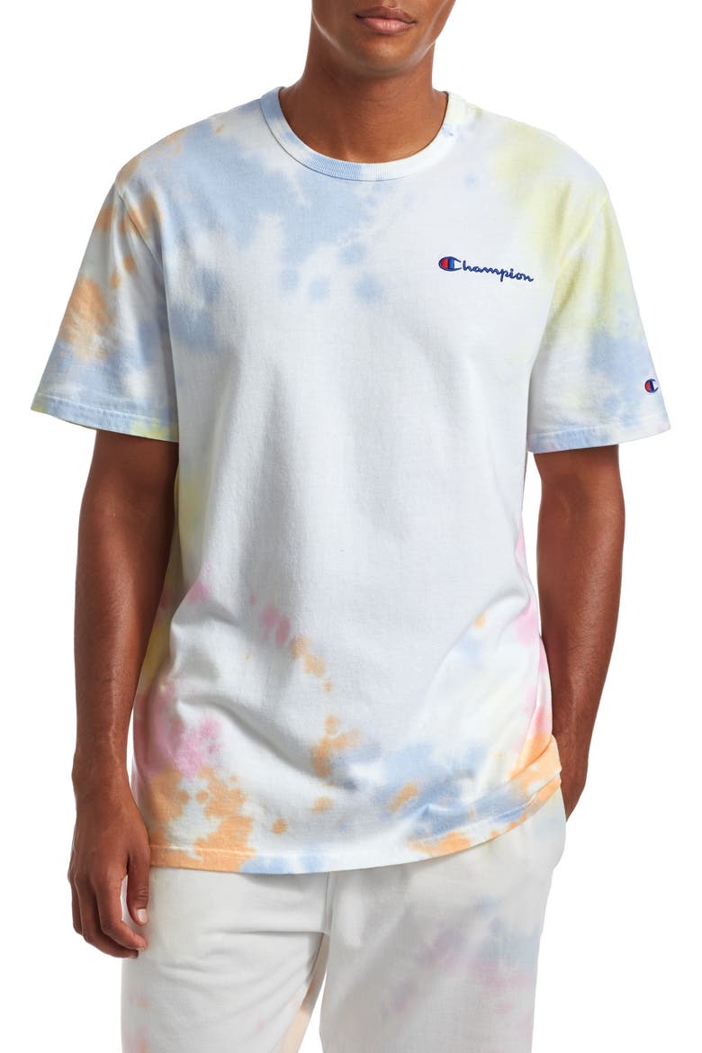 Cloud Dye T-Shirt, Main, color, CLOUD DYE WASH MULTI