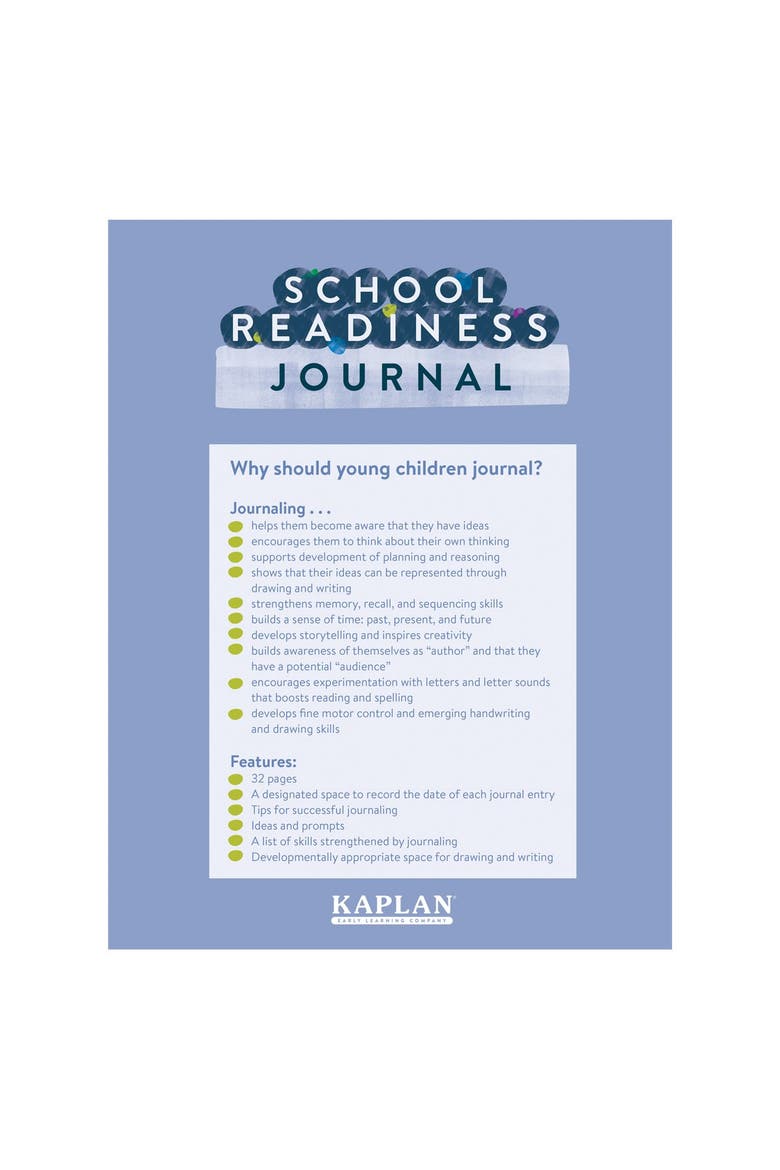 School Readiness Journals - Set of 10, Alternate, color, Blue