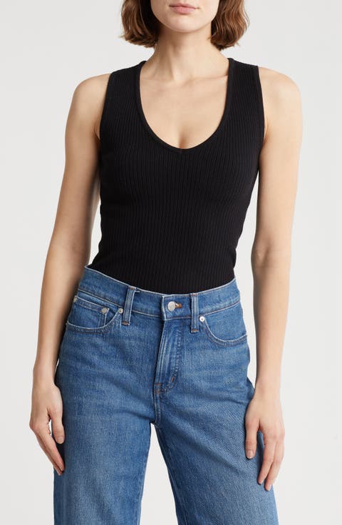 Sandy V-Neck Sweater Tank