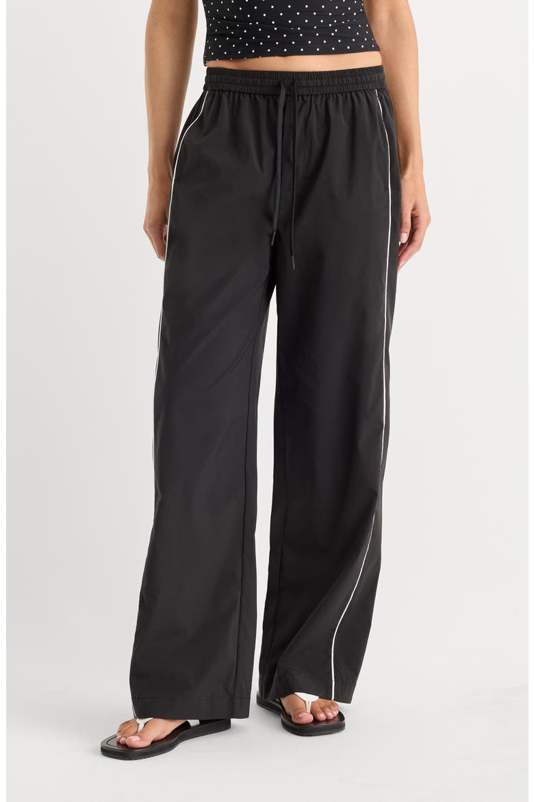 The Sport Wide Leg Pants, Main, color, BLACK001