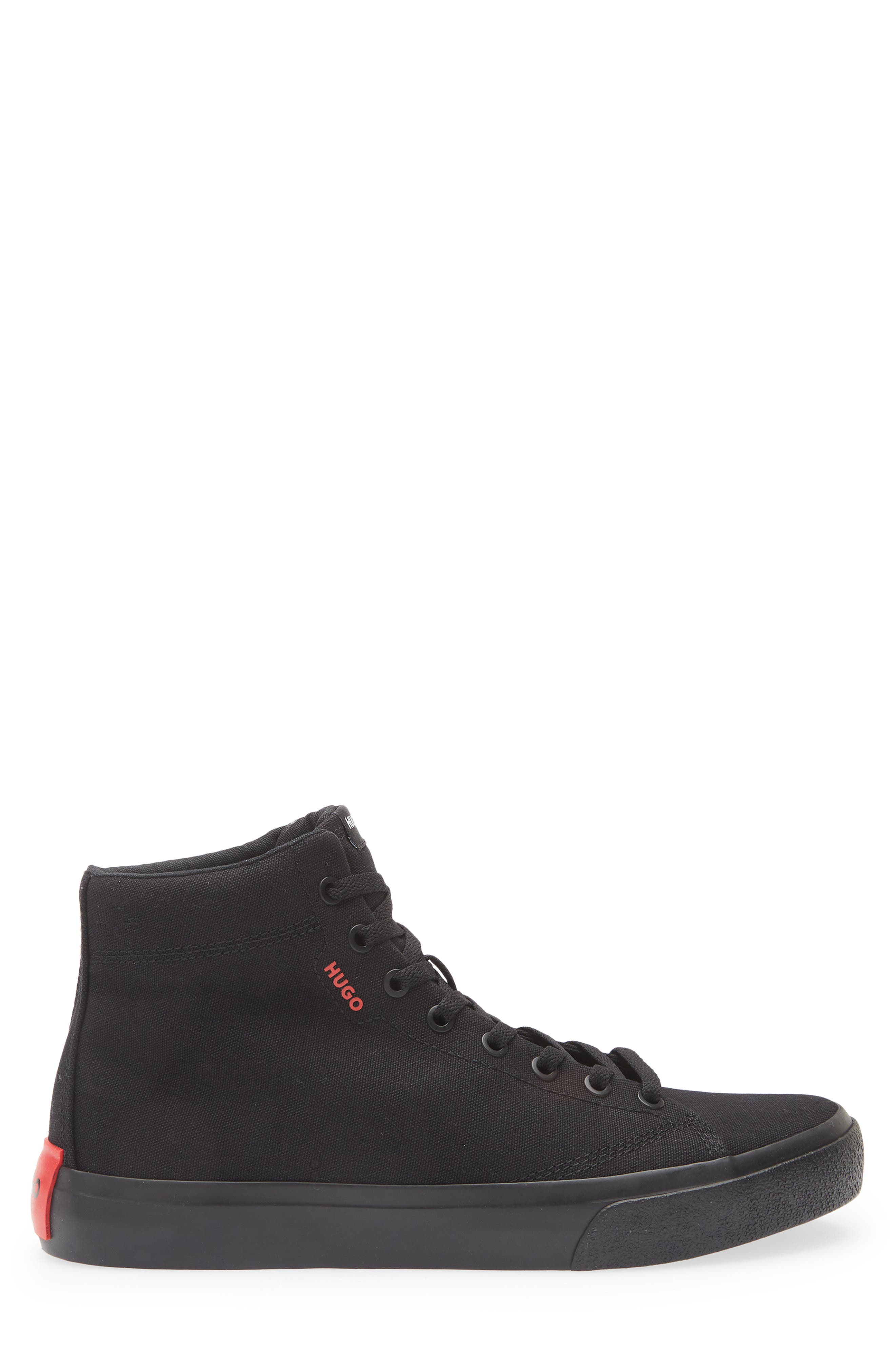 BOSS Dyerh High Top Sneaker, Alternate, color, Black