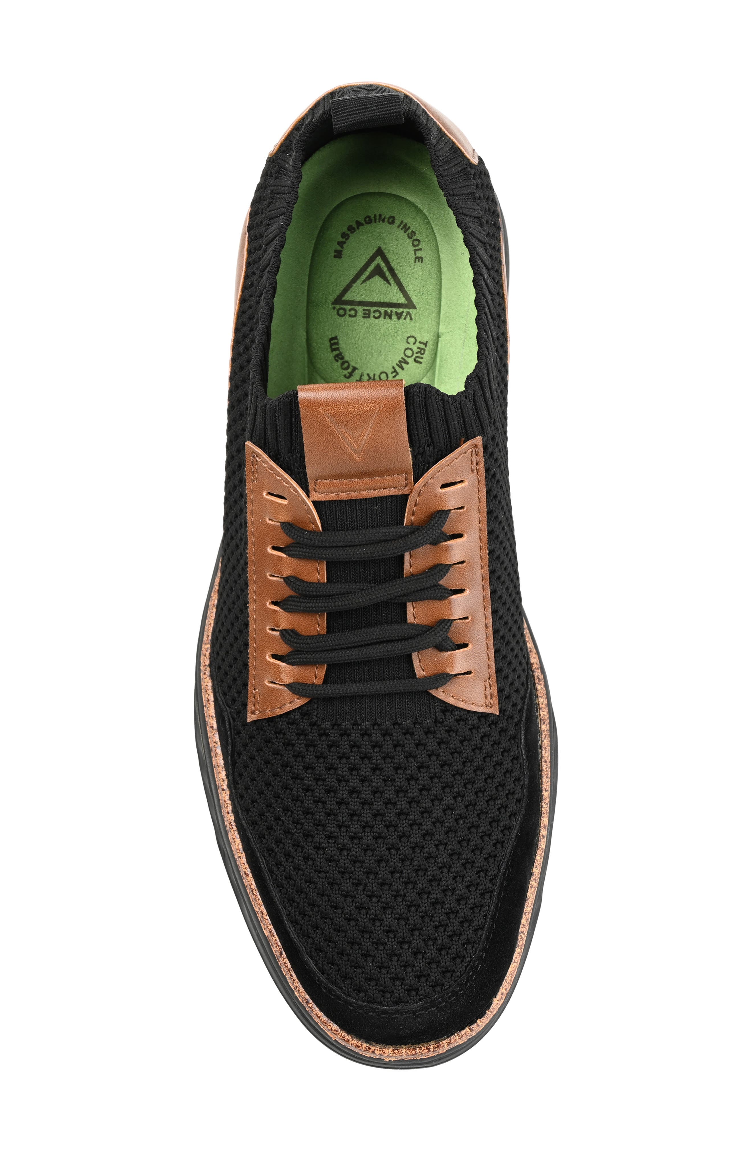 Julius Knit Casual Dress Shoe, Alternate, color, BLACK