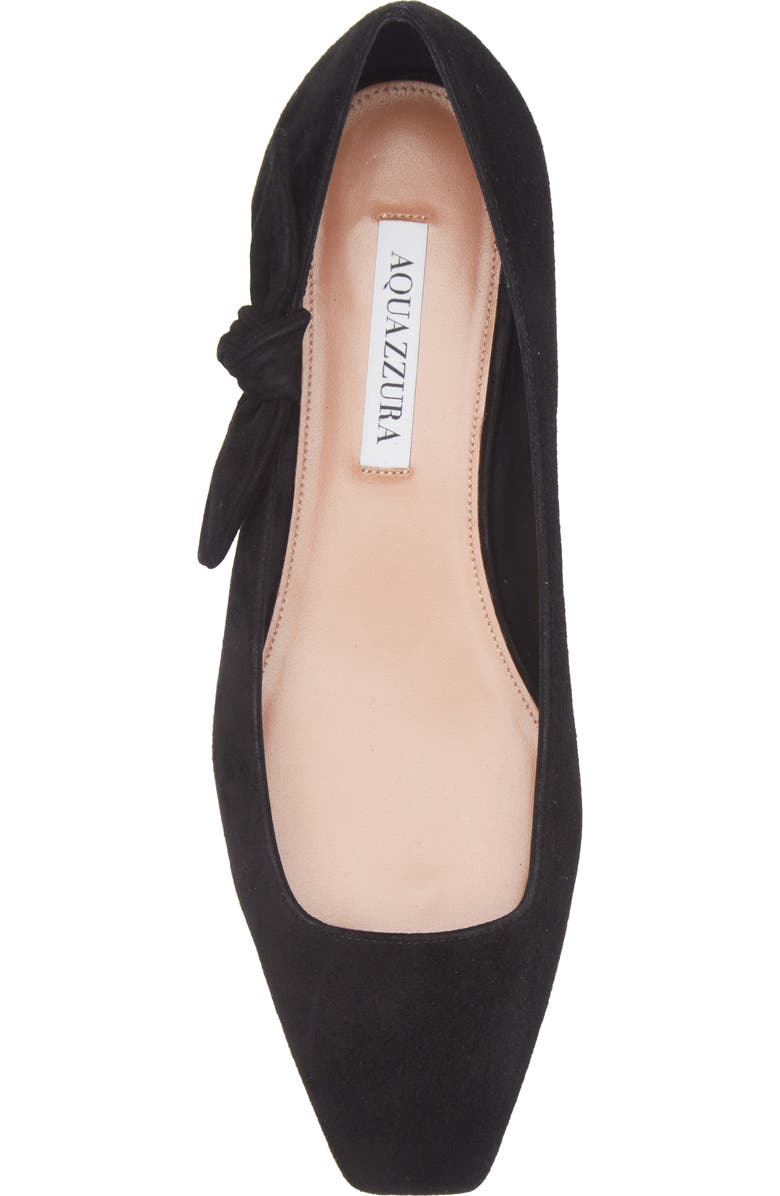 Aquazzura Very Bow Tie Flat, Alternate, color,