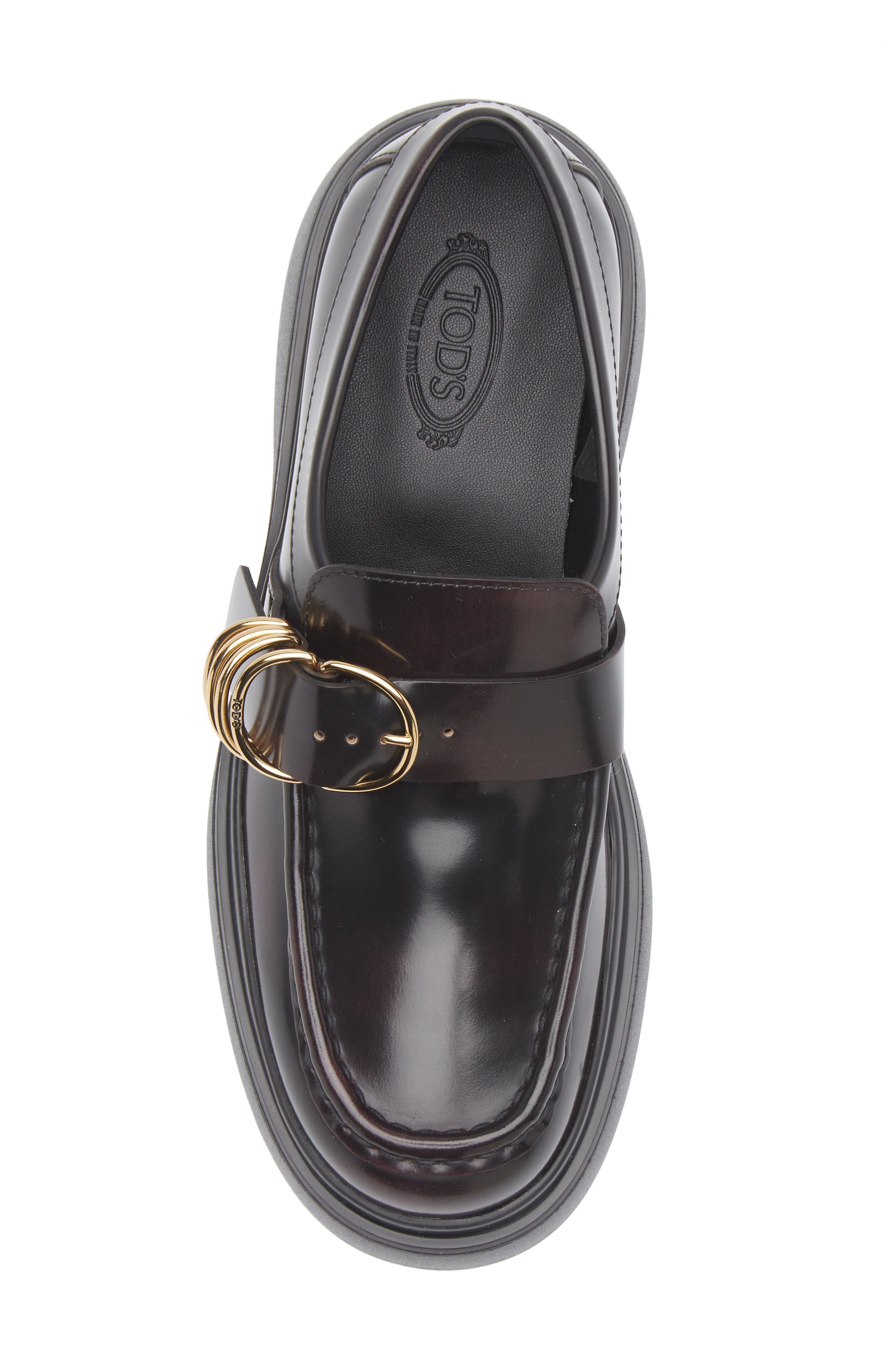 Tod's Ring Platform Loafer, Alternate, color, Kraft Chiaro