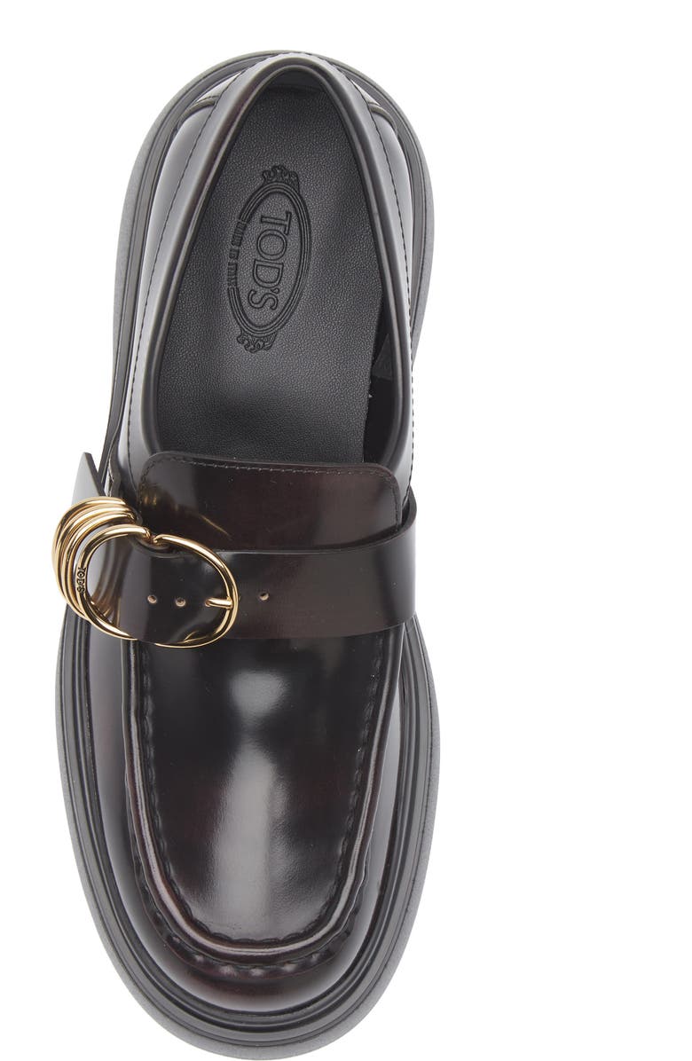 Tod's Ring Platform Loafer, Alternate, color, Kraft Chiaro