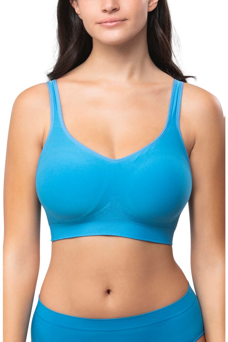 The Comfort Shaping Bra with Adjustable Straps, Main, color, Wave Ride