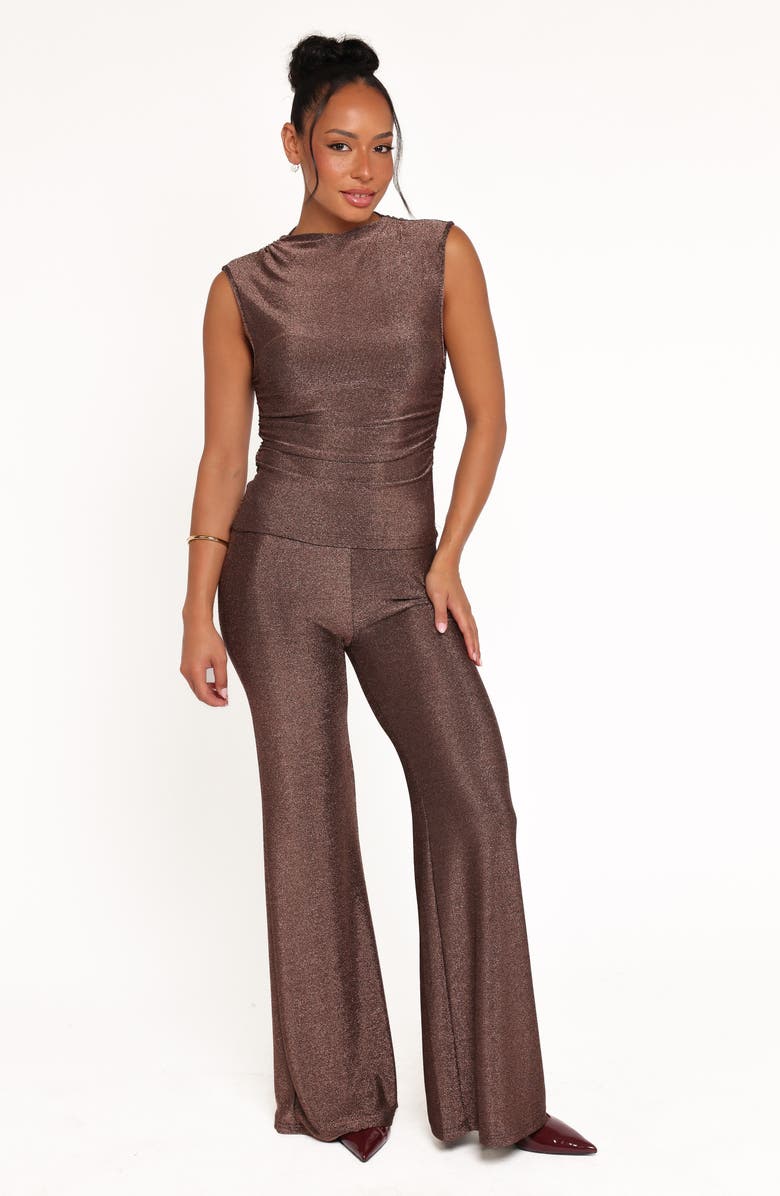 Petal & Pup Nissa Metallic Sleeveless Top, Alternate, color, Bronze