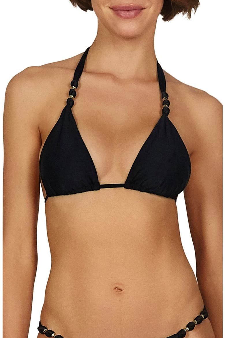 ViX Swimwear Paula Solid Bikini Top, Main, color, BLACK
