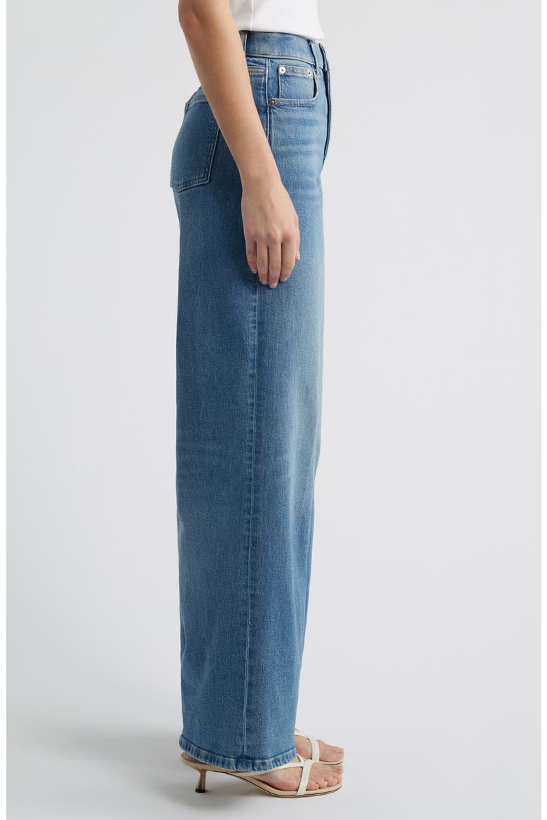 SPANXshape™ Authentic 360 High Waist Wide Leg Jeans, Alternate, color, WILMINGTON WASH
