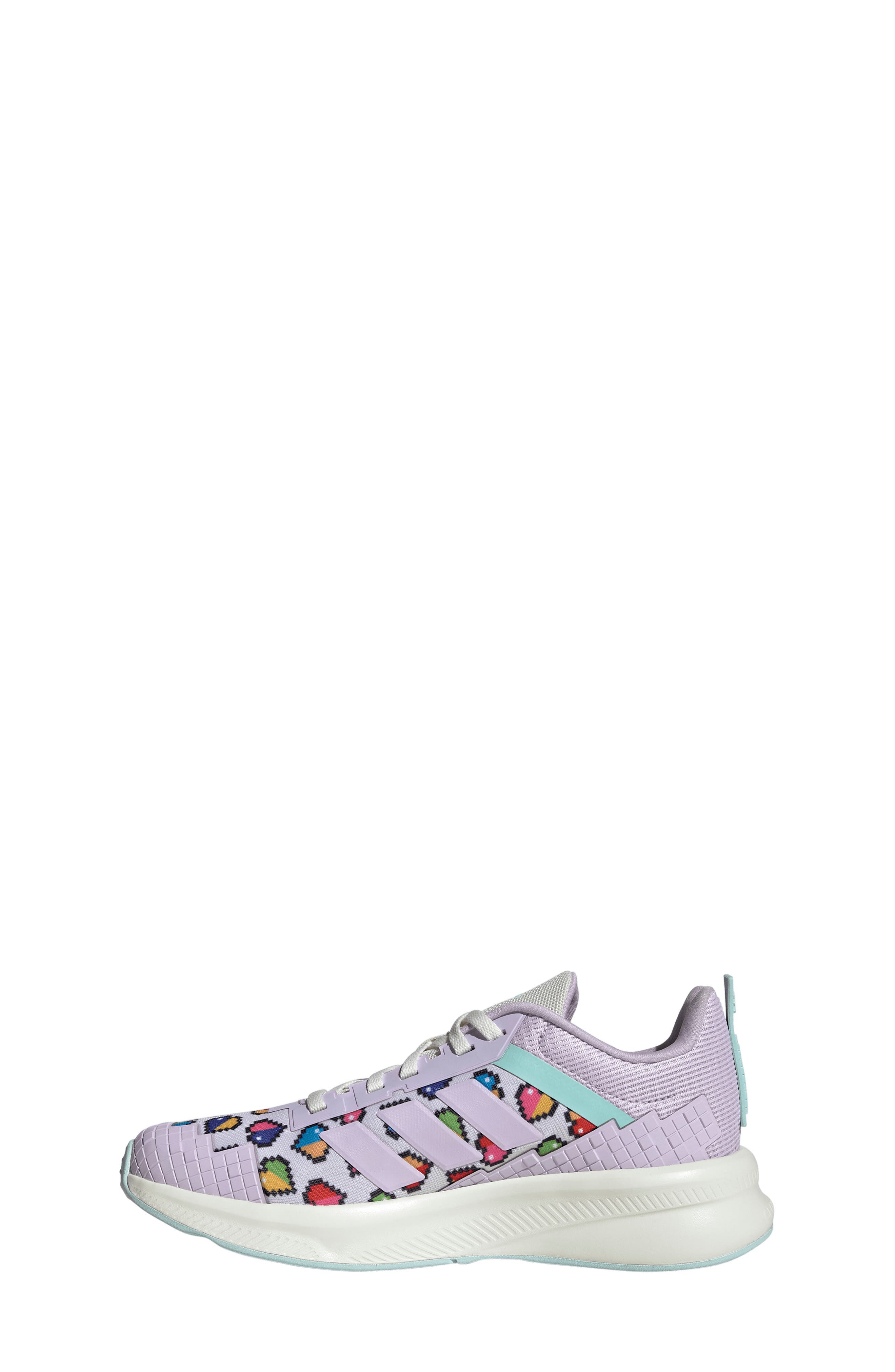 x Minecraft® Kids' Fortarun 4.0 Sneaker, Alternate, color, LAVENDER/ AQUA