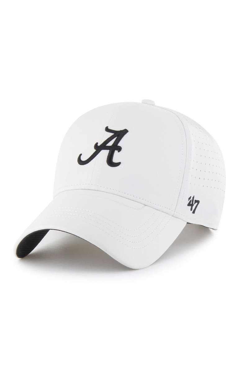 '47 Men's '47 White Alabama Crimson Tide Forward Vent MVP Adjustable Hat, Main, color, 