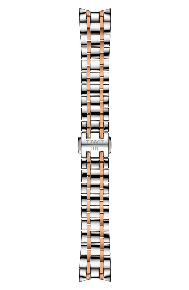 Tissot Chemin des Tourelles Bracelet Watch, 32mm, Alternate, color, White Mother Of Pearl