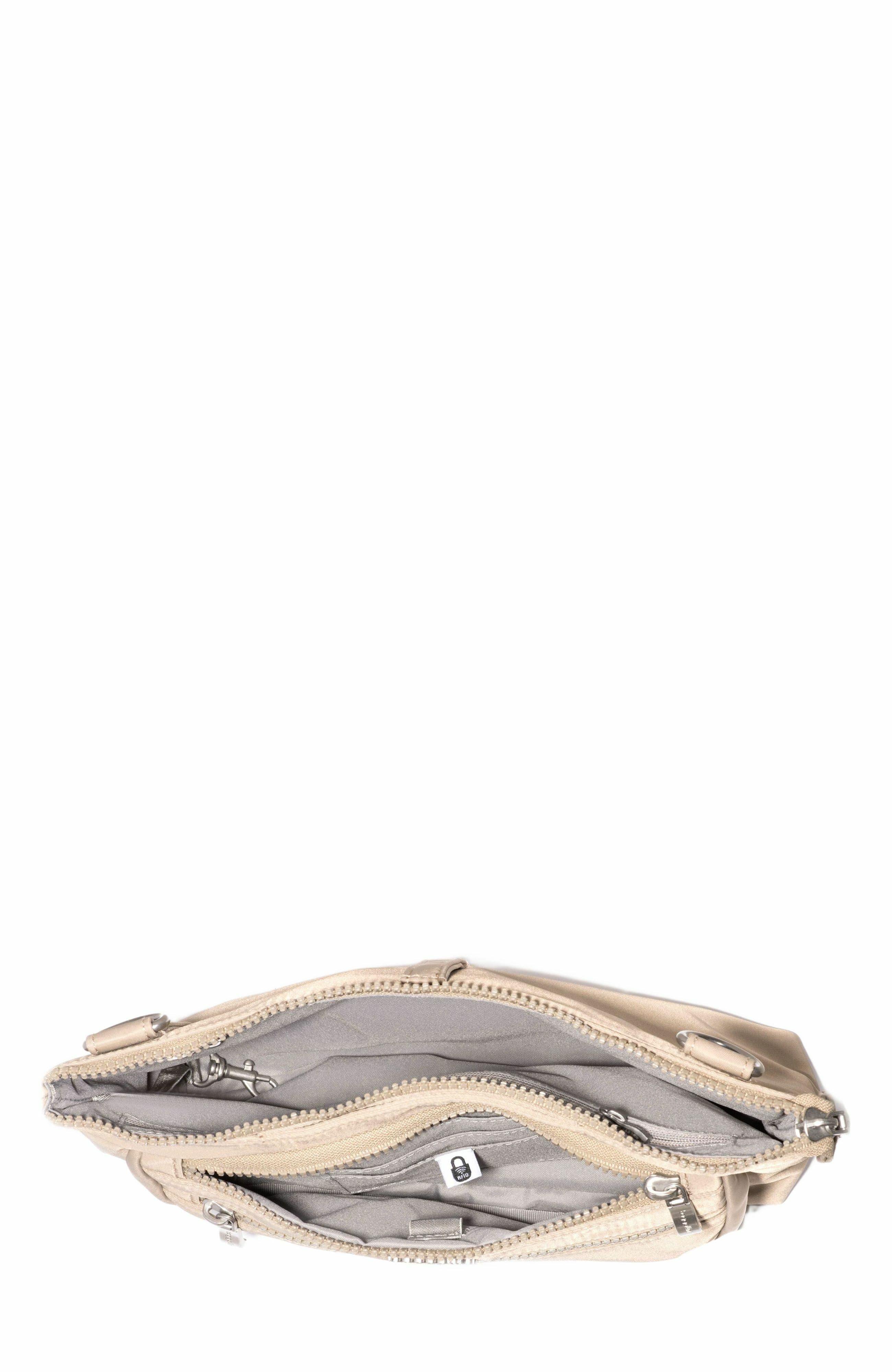 BAGGALLINI Pocket Belt Bag Convertible Crossbody Waist Pack, Alternate, color, Taupe Twill